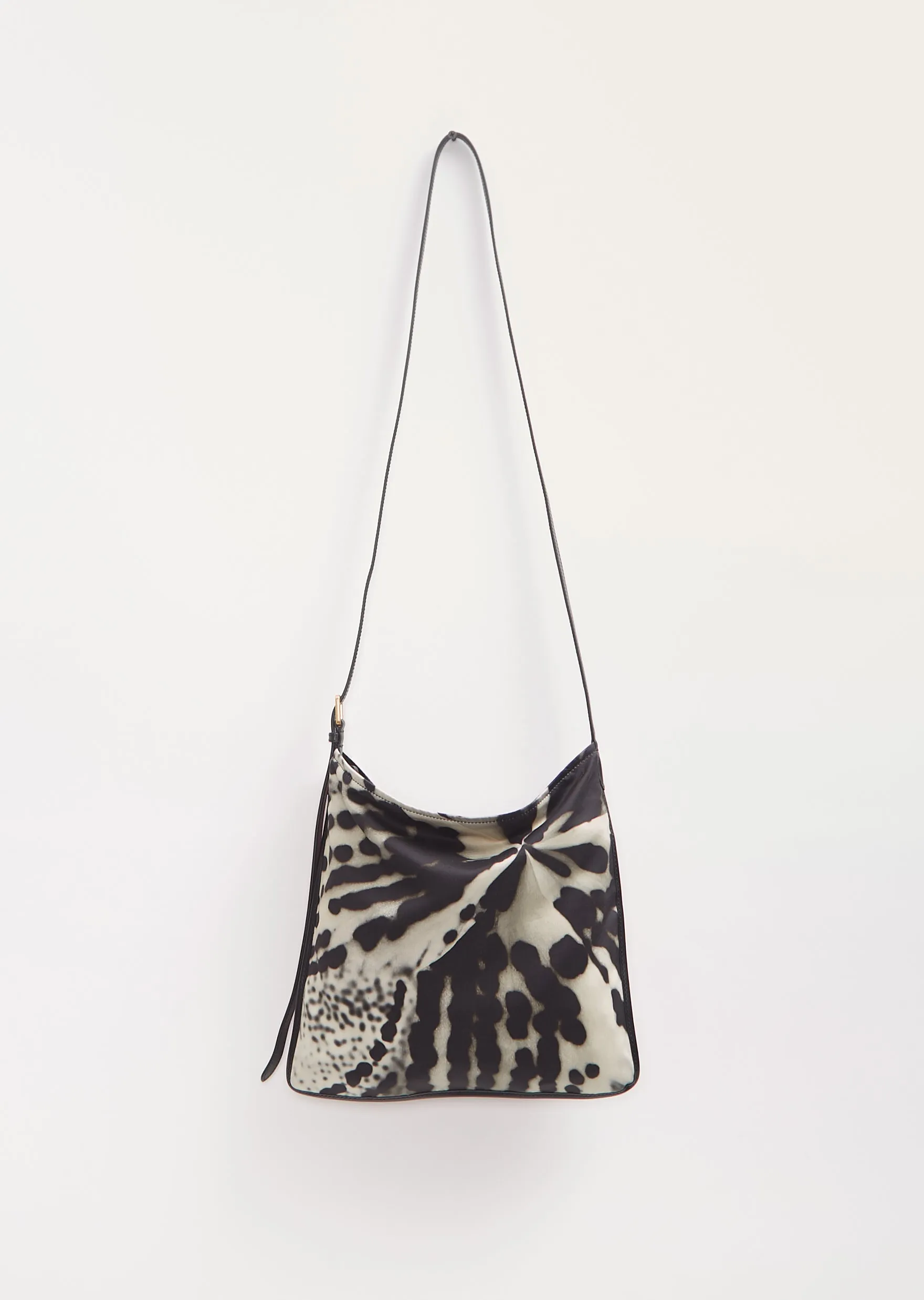 Scarf Bag, Small — Black sold by La Garconne