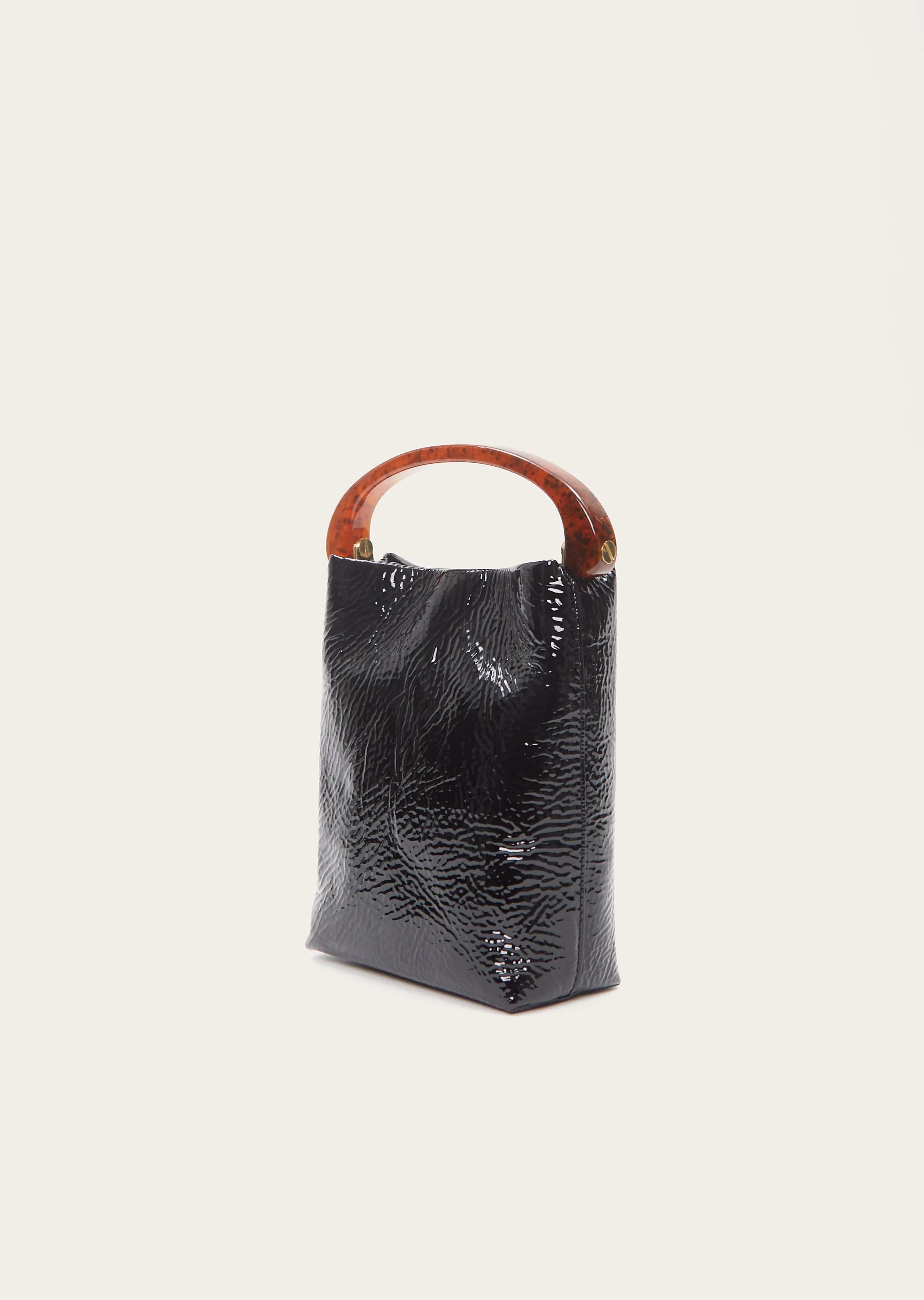 Handle Crisp Patent leather Bag sold by La Garconne product image thumbnail 2