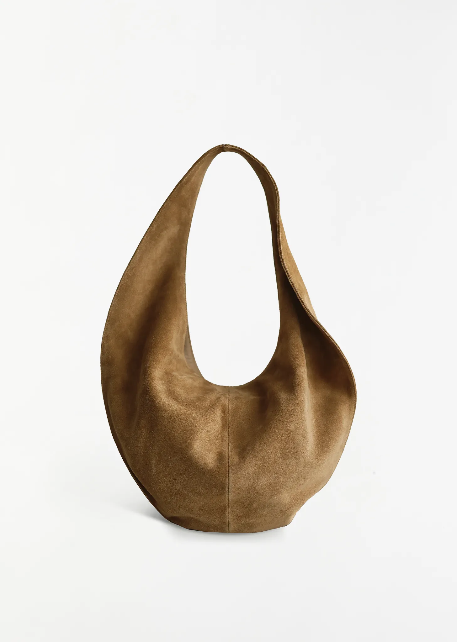 Market Suede Tote — Almond sold by La Garconne