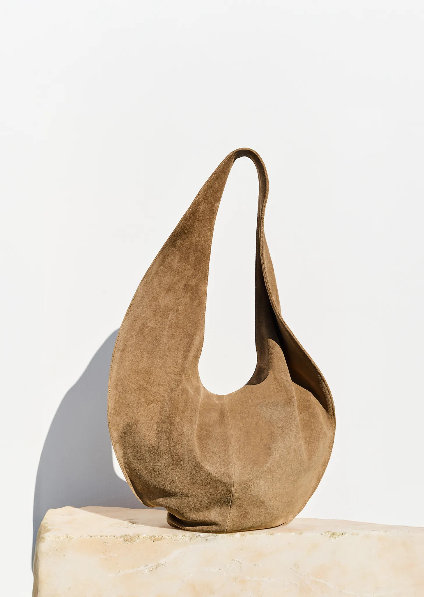 Market Suede Tote — Almond sold by La Garconne product image thumbnail 4