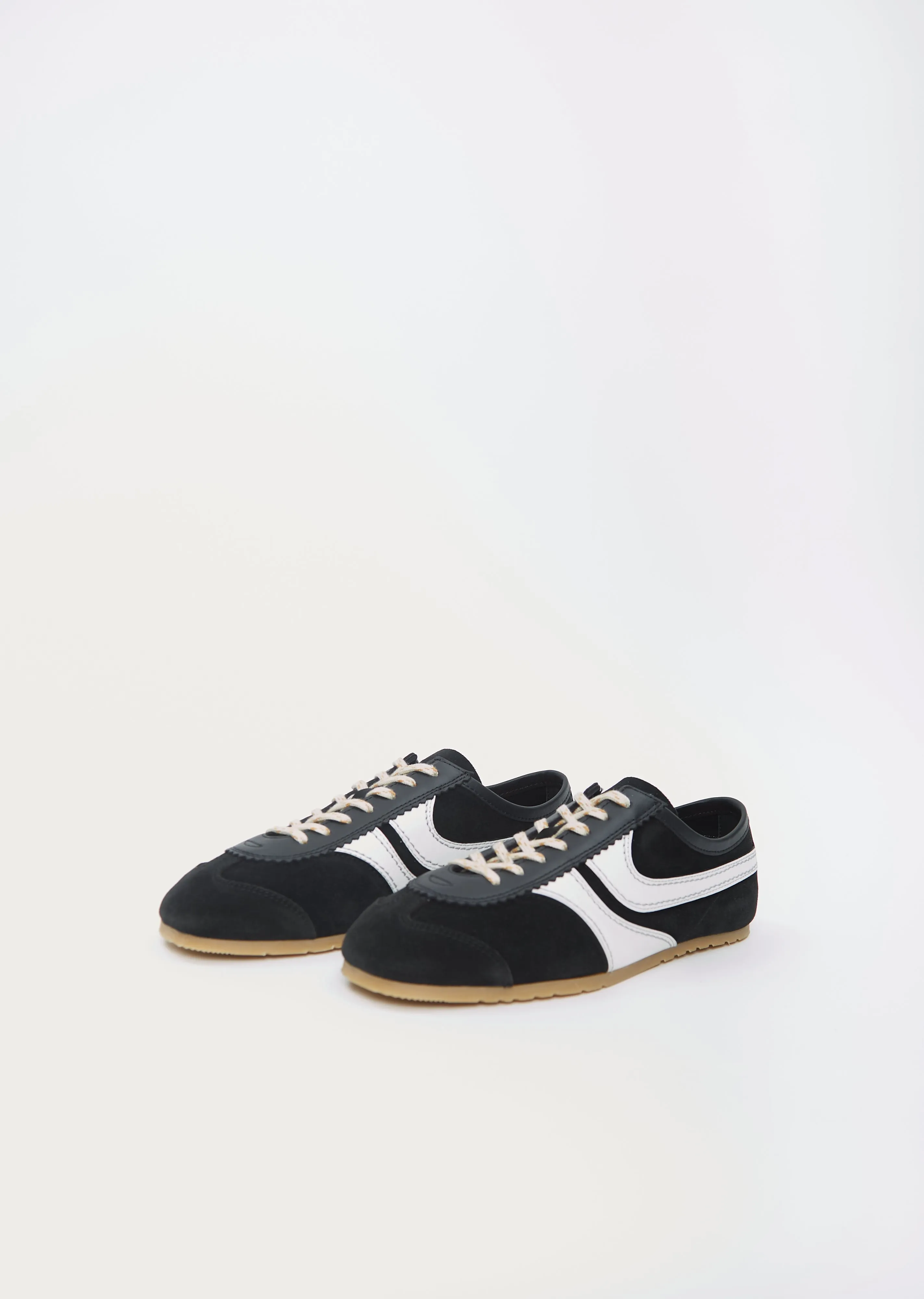Suede Trainer — Black sold by La Garconne product image thumbnail 2