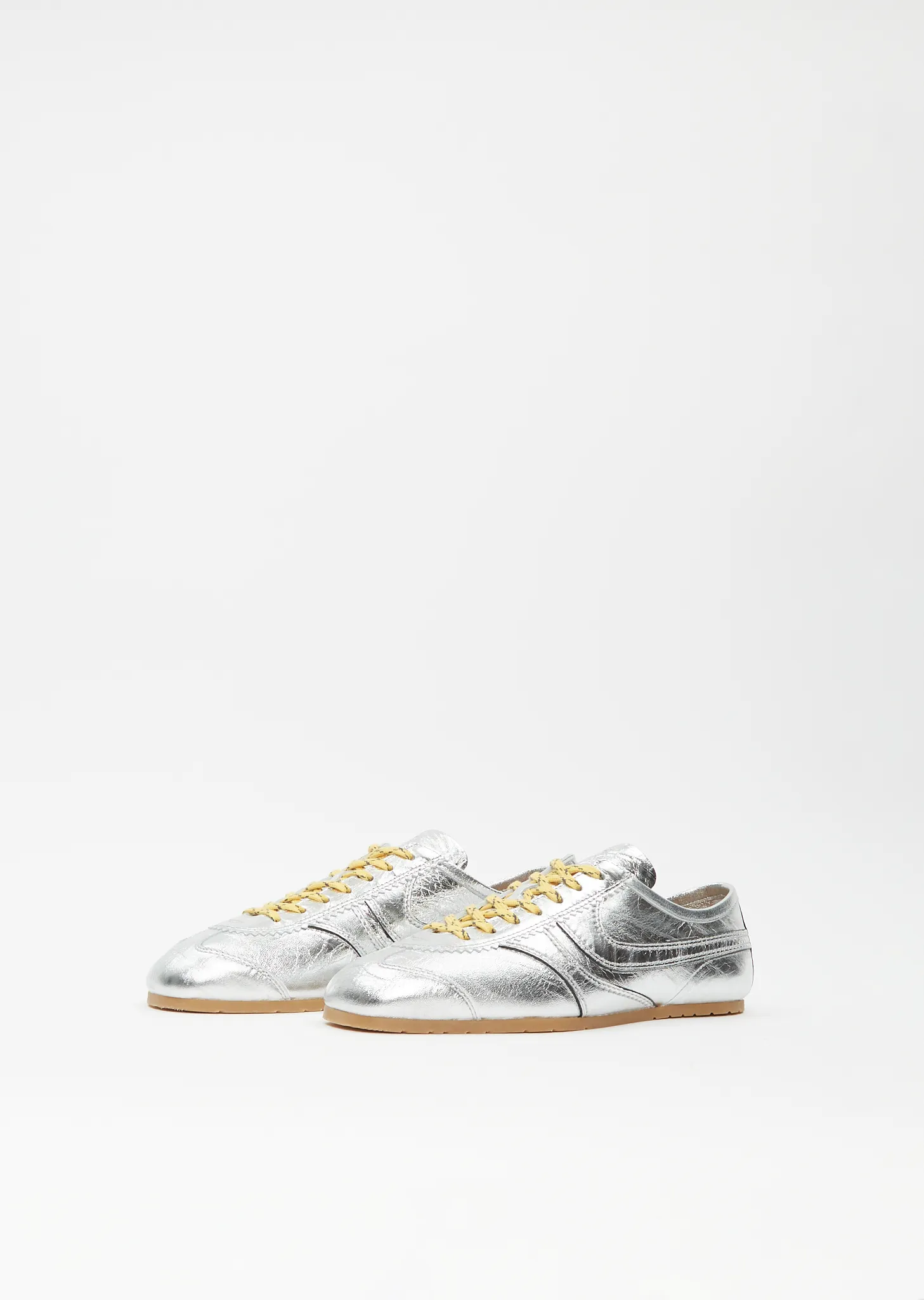 Leather Metallic Trainer sold by La Garconne product image thumbnail 2