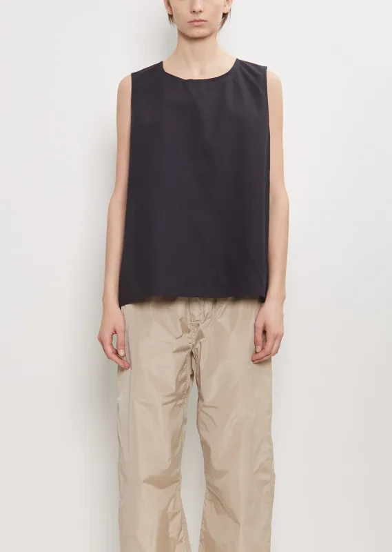 Cotton Brody Loose Top — Midnight sold by La Garconne