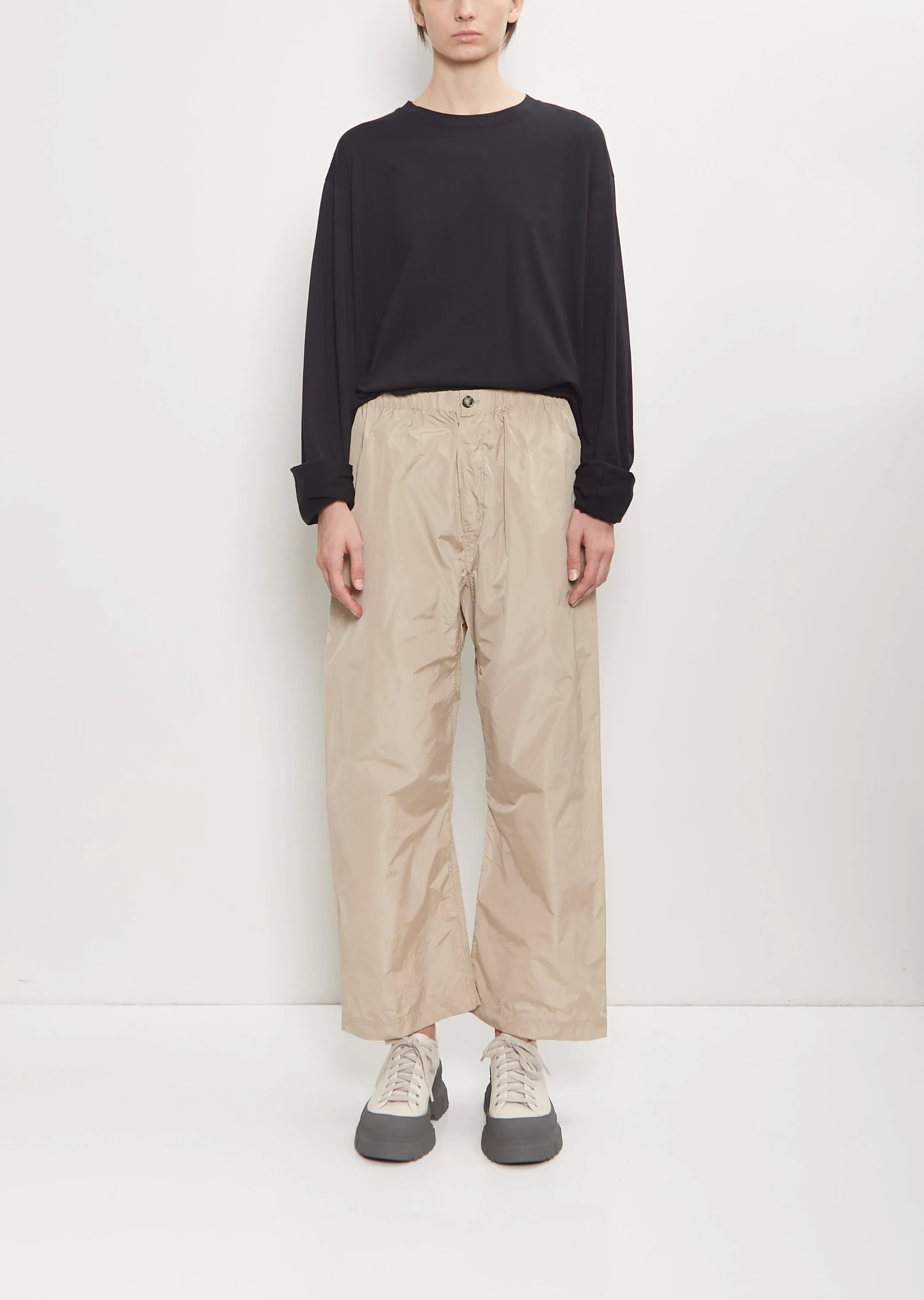 Technical Pilar Low Crotch Pant — Desert sold by La Garconne
