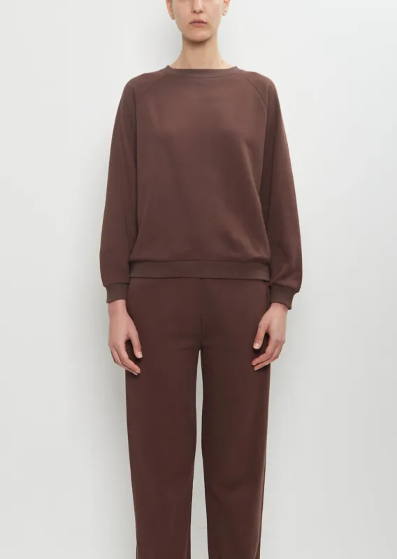 Studio Cotton Sweatshirt — Umber sold by La Garconne