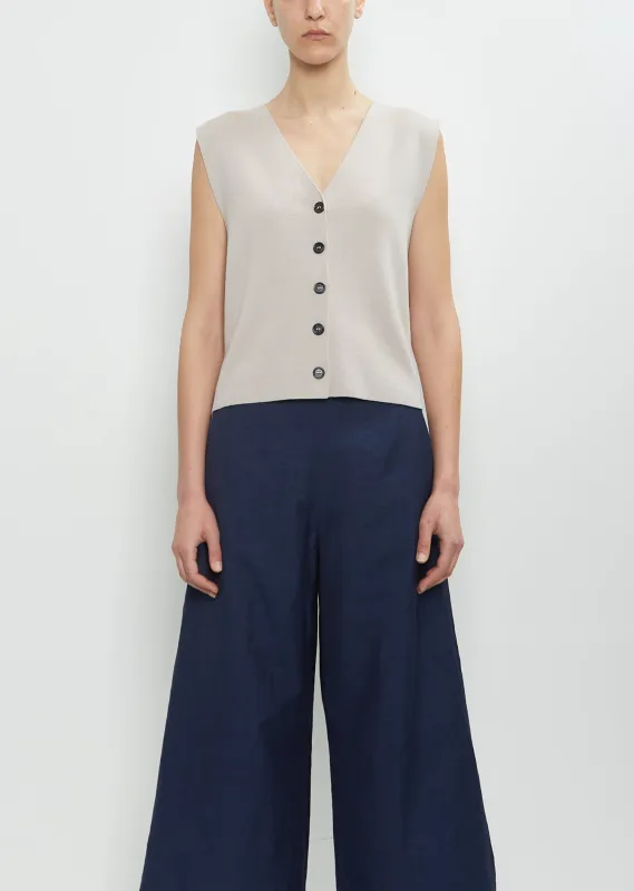 Wool Ribbed Waistcoat made by Margaret Howell