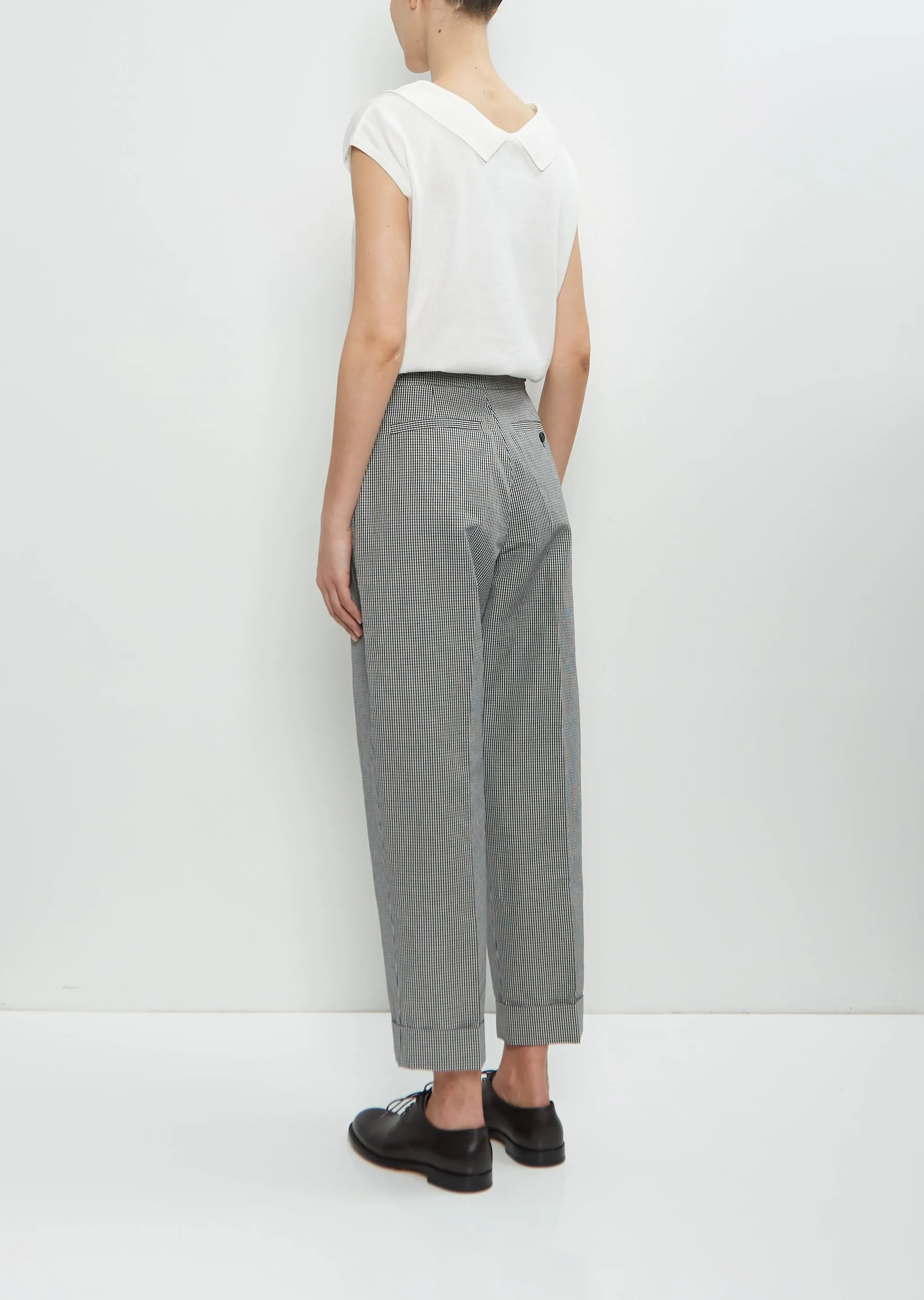 Wool Linen Single Pleat Trouser sold by La Garconne product image thumbnail 3