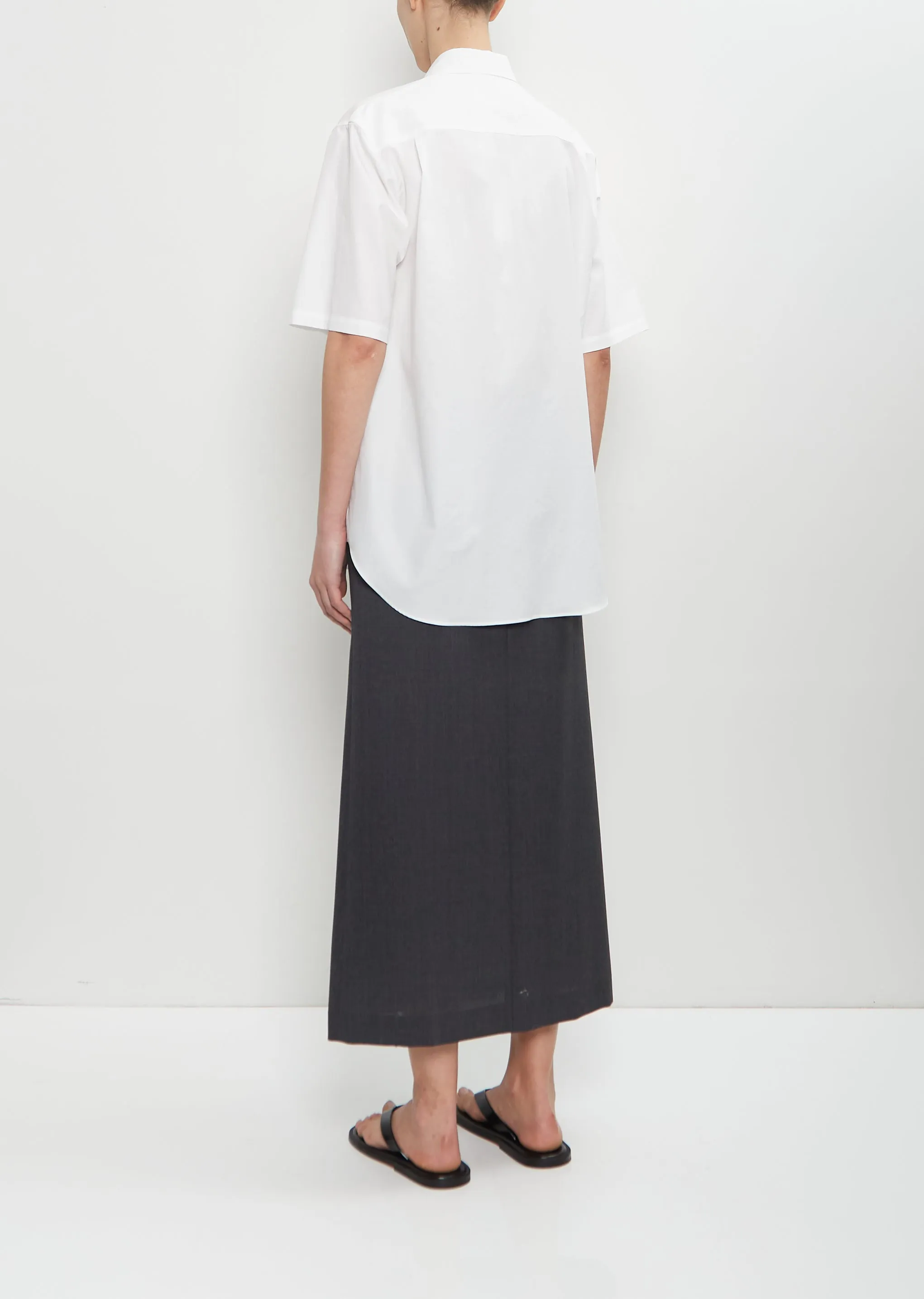 Washed Finx Twill Half Sleeved Shirt sold by La Garconne product image thumbnail 3