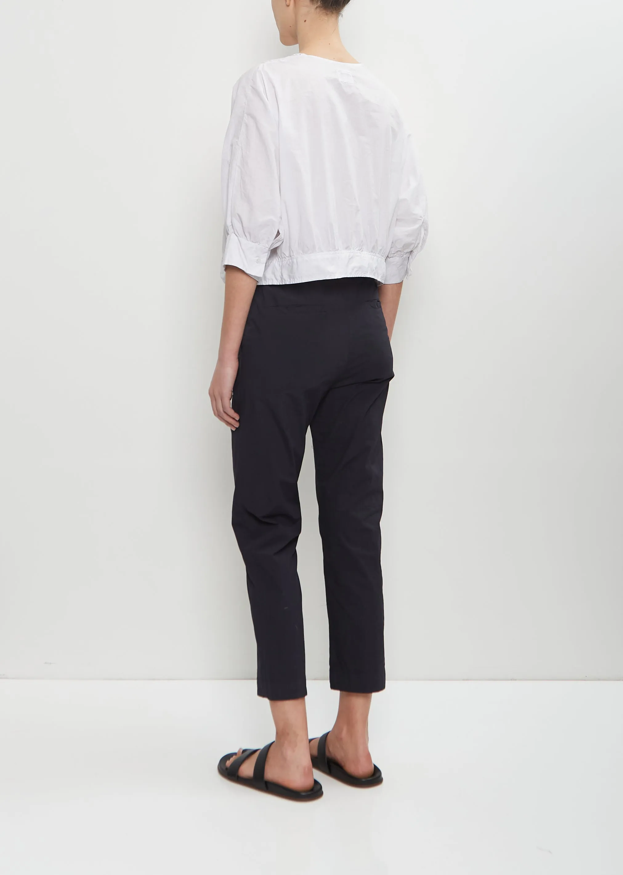 Cotton Blend Narrow Easy Trousers sold by La Garconne product image thumbnail 3