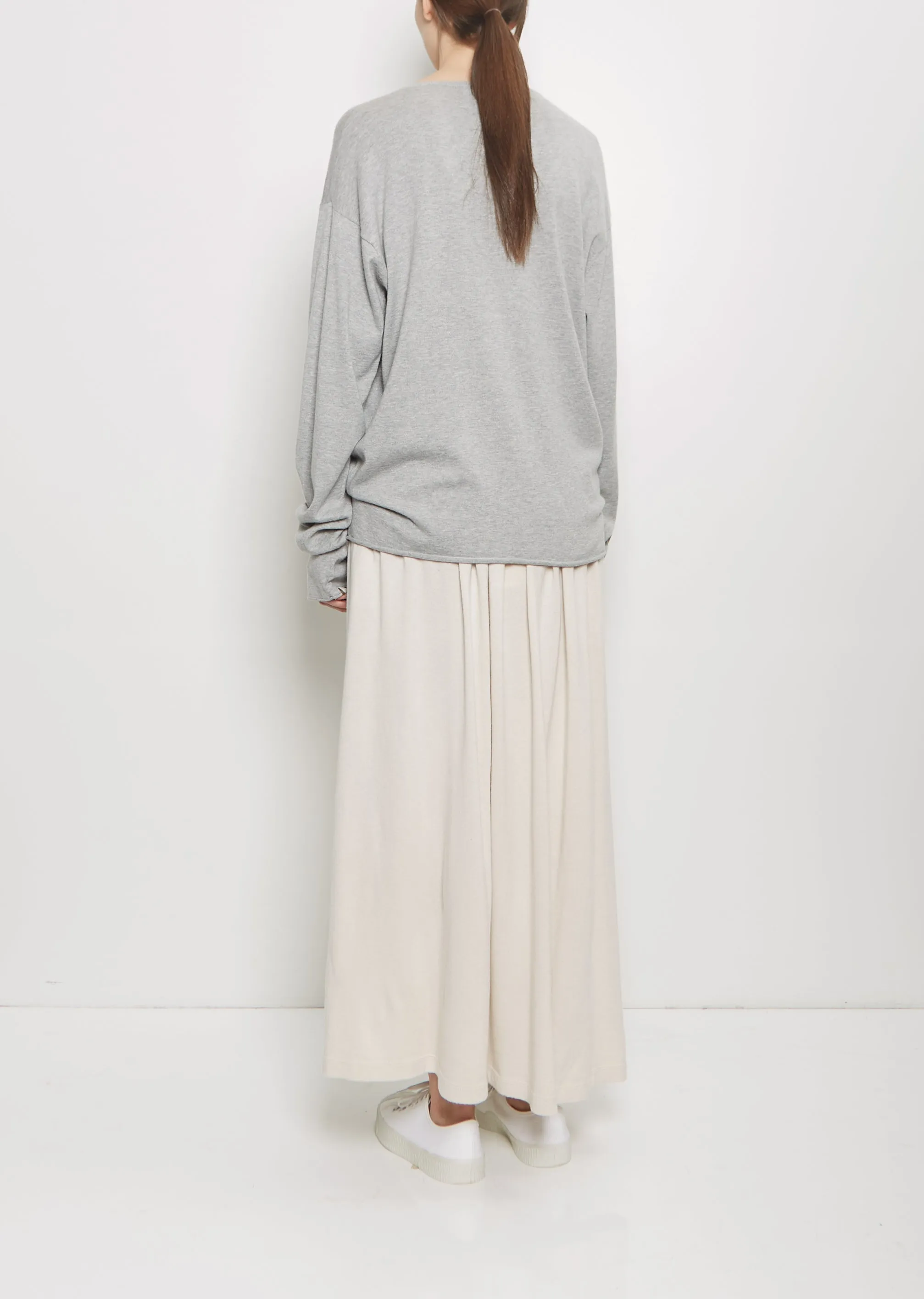 n°347 Aries Cotton Cashmere Sweater — Grey sold by La Garconne product image thumbnail 3