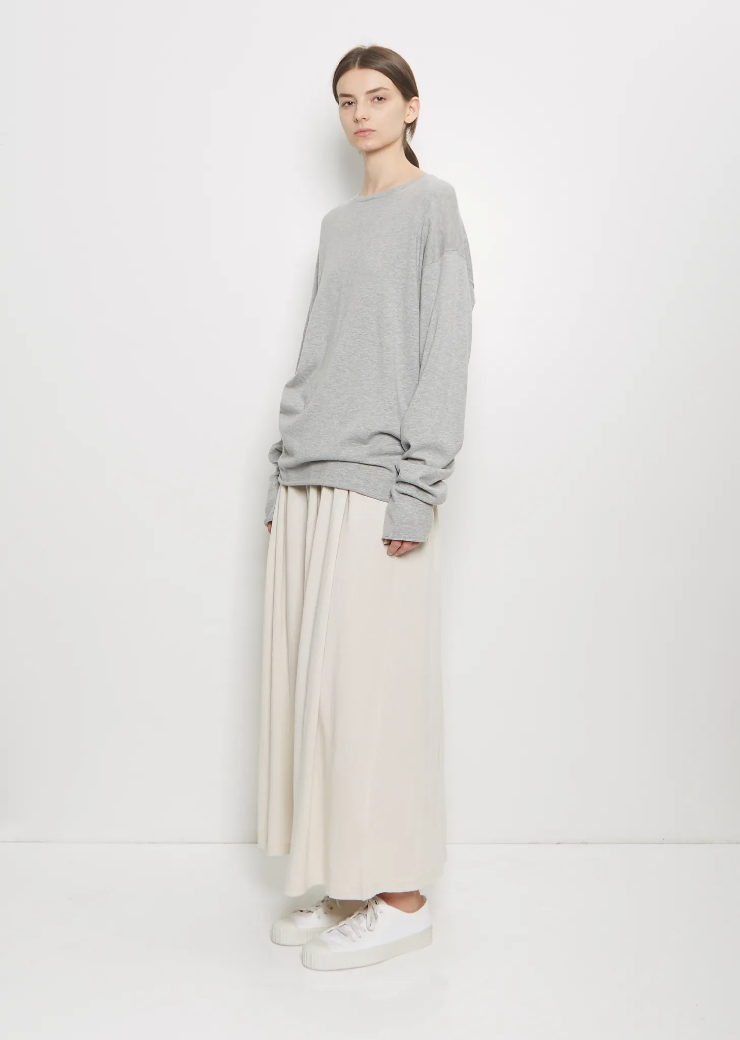 n°347 Aries Cotton Cashmere Sweater — Grey sold by La Garconne product image thumbnail 4