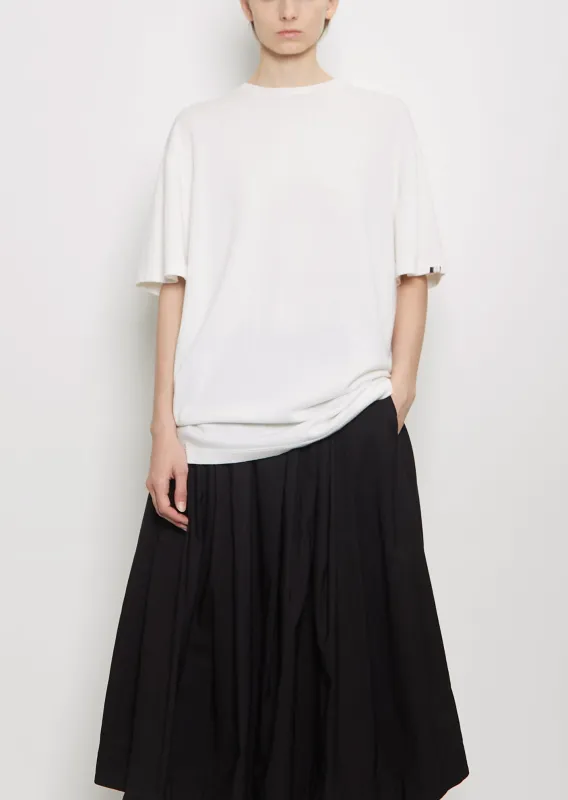 n°269 Rik Cotton Cashmere Top — Snow sold by La Garconne
