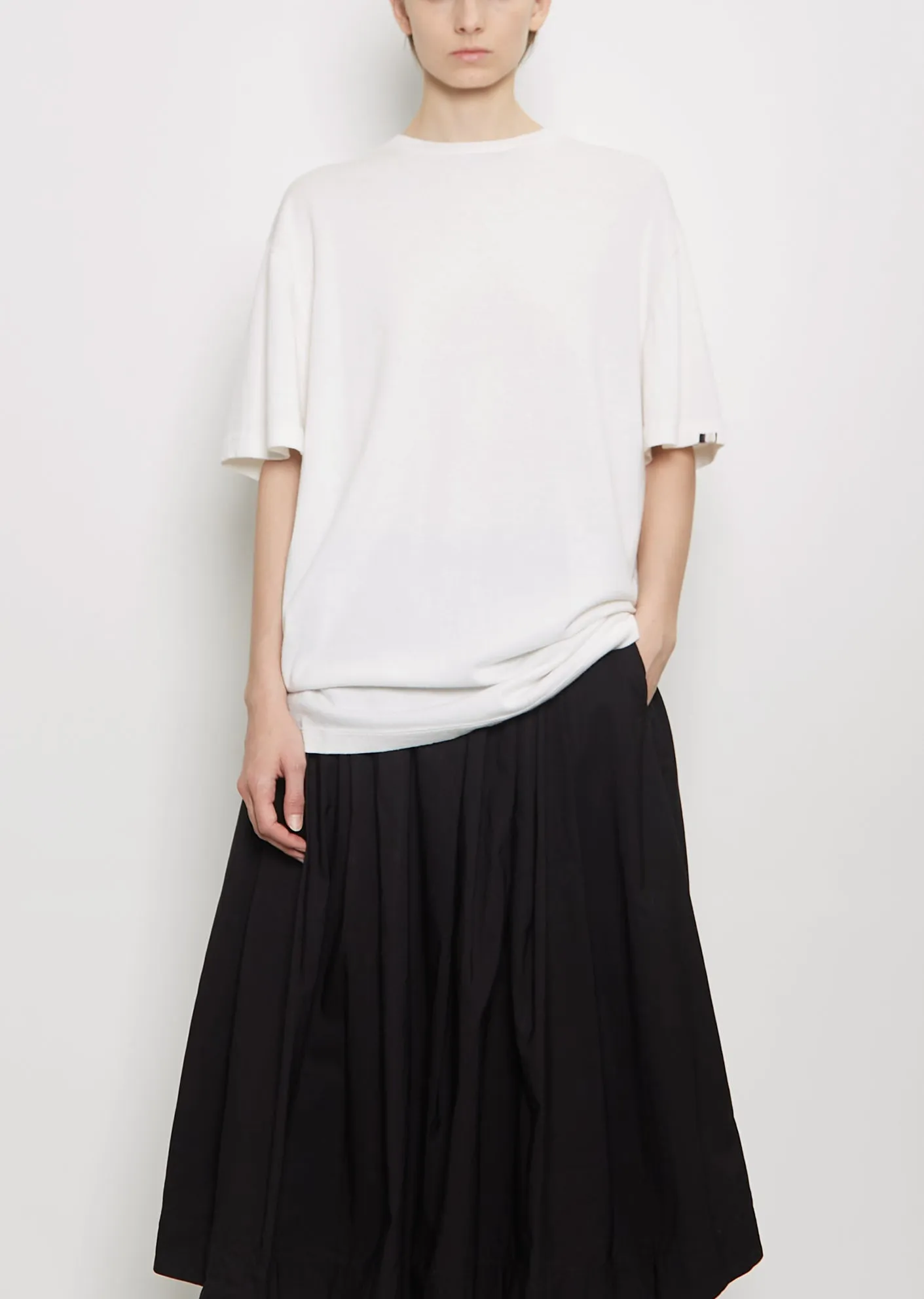 n°269 Rik Cotton Cashmere Top — Snow sold by La Garconne
