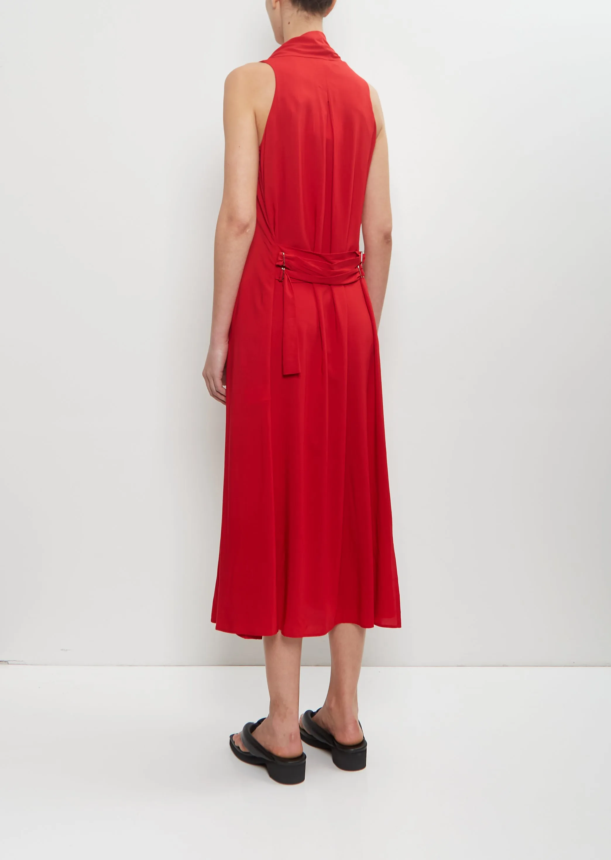 Draped Sleeveless Dress sold by La Garconne product image thumbnail 3