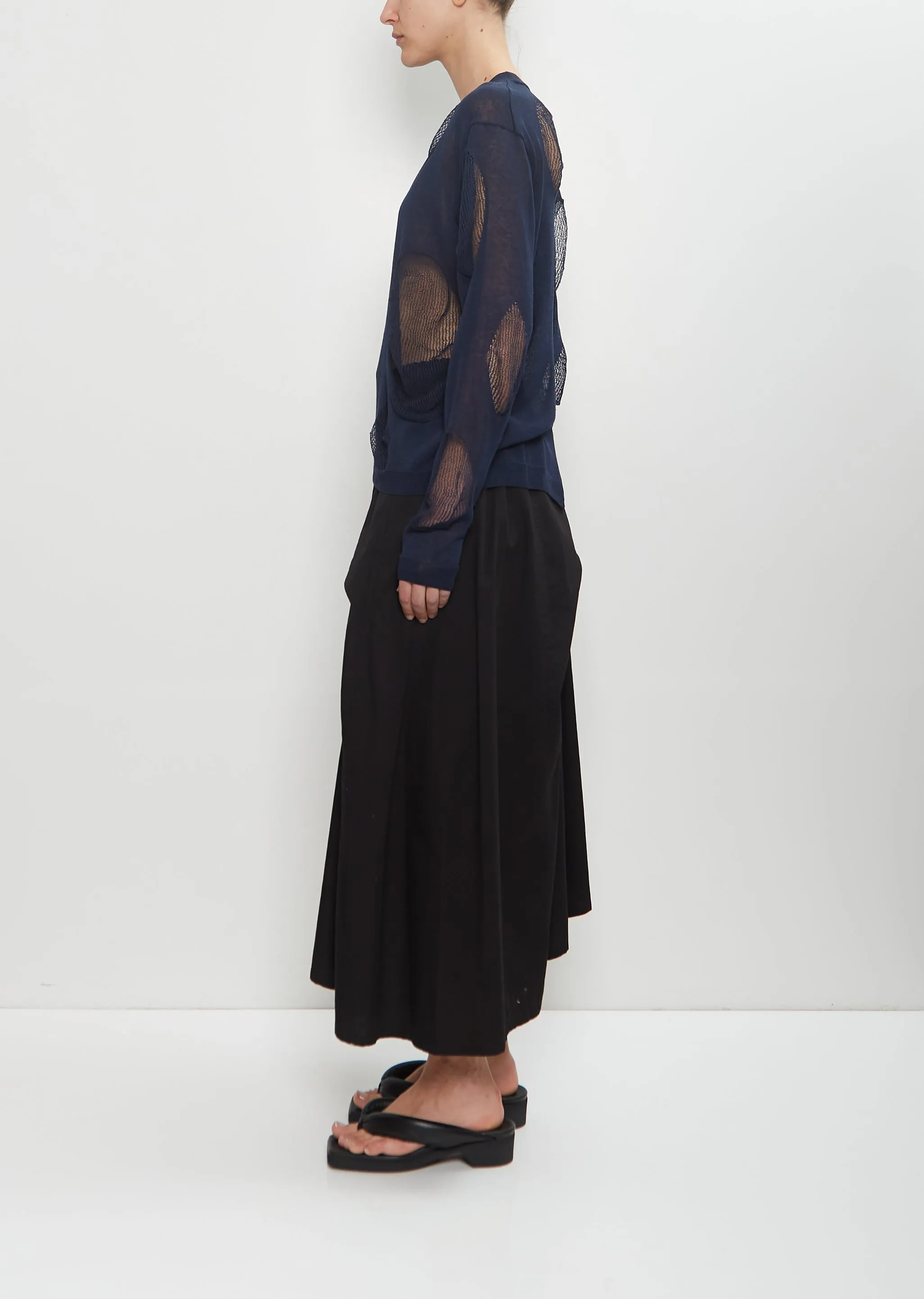 Cotton Flax Open Knit Sweater sold by La Garconne product image thumbnail 2