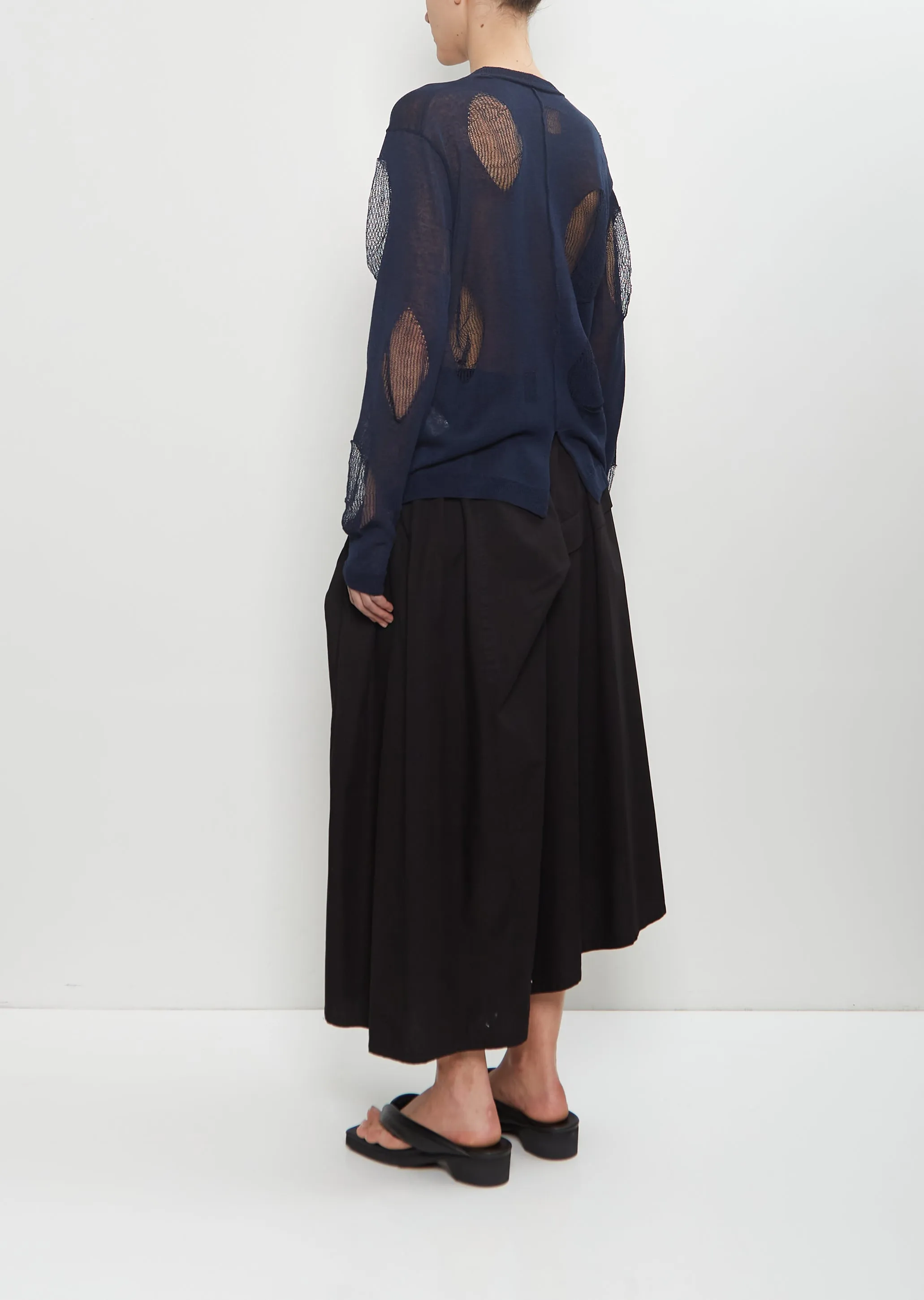 Cotton Flax Open Knit Sweater sold by La Garconne product image thumbnail 3