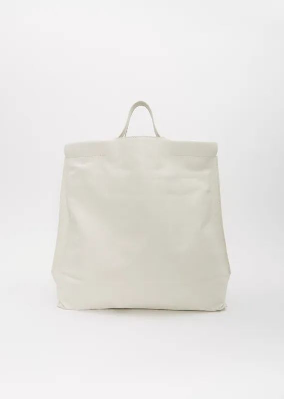 Matte Shopper Bag, Large — Chalk sold by La Garconne