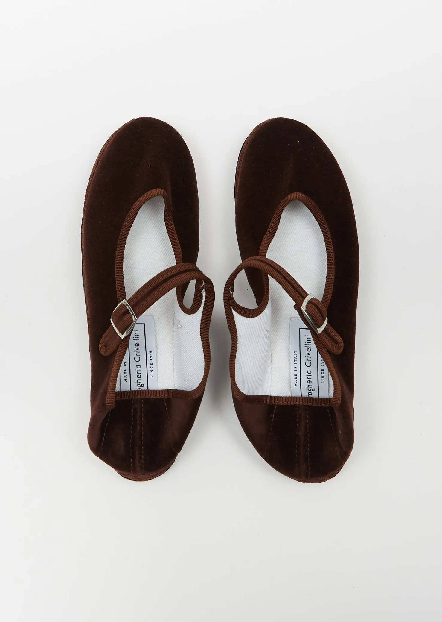 Mary Jane Paj Velvet Ness — Brown sold by La Garconne product image thumbnail 4