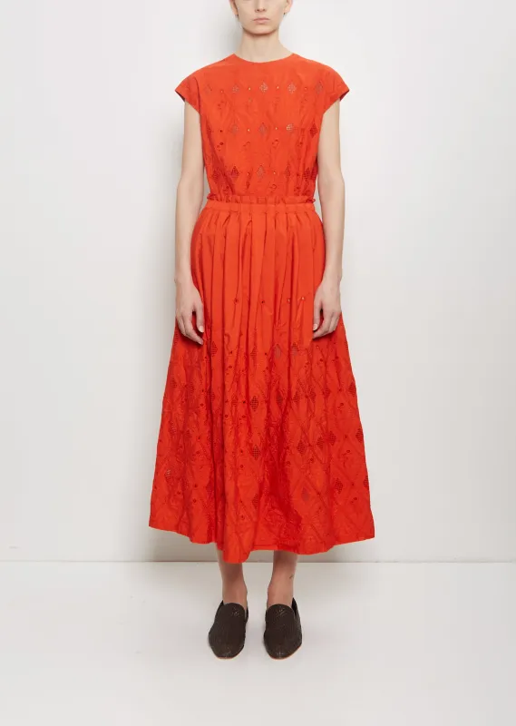 Garment Dyed Cotton Skirt sold by La Garconne