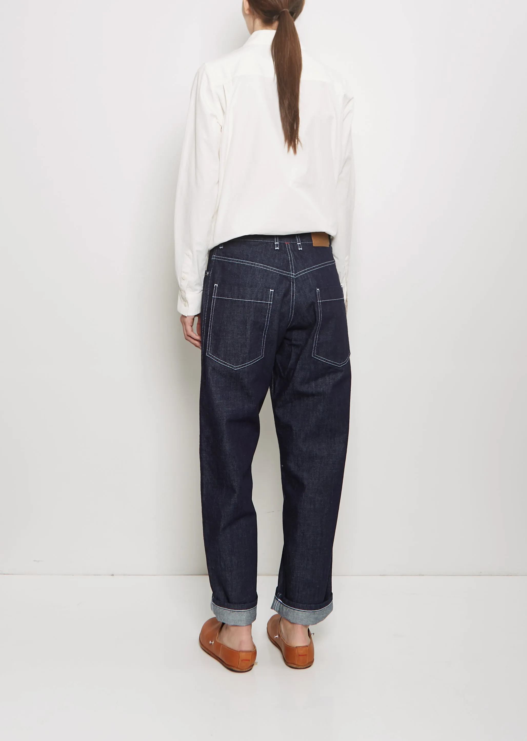 Paulo Cotton Denim Pant — Indigo sold by La Garconne product image thumbnail 3