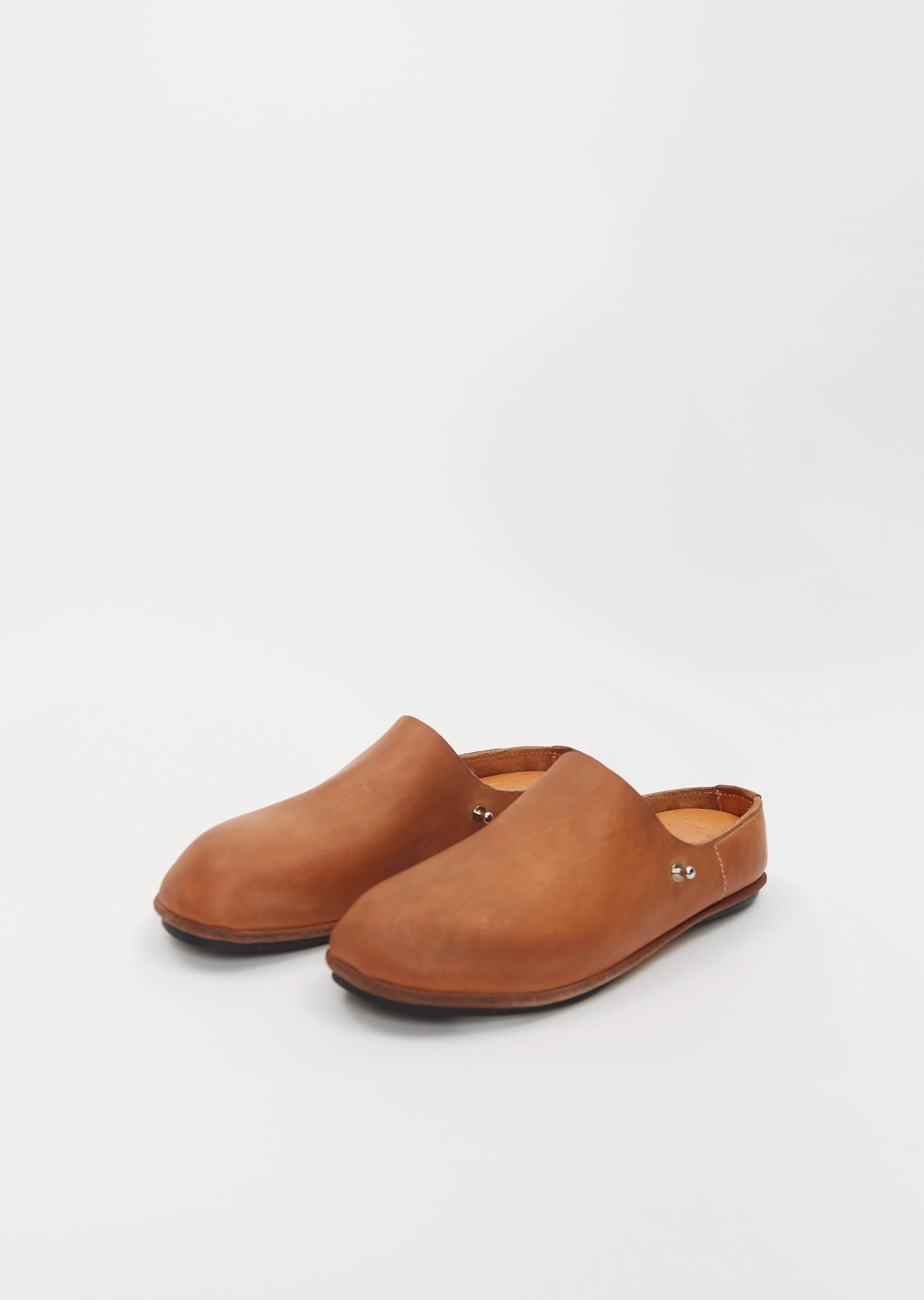 Guidi Leather Clogs — Tan sold by La Garconne product image thumbnail 2
