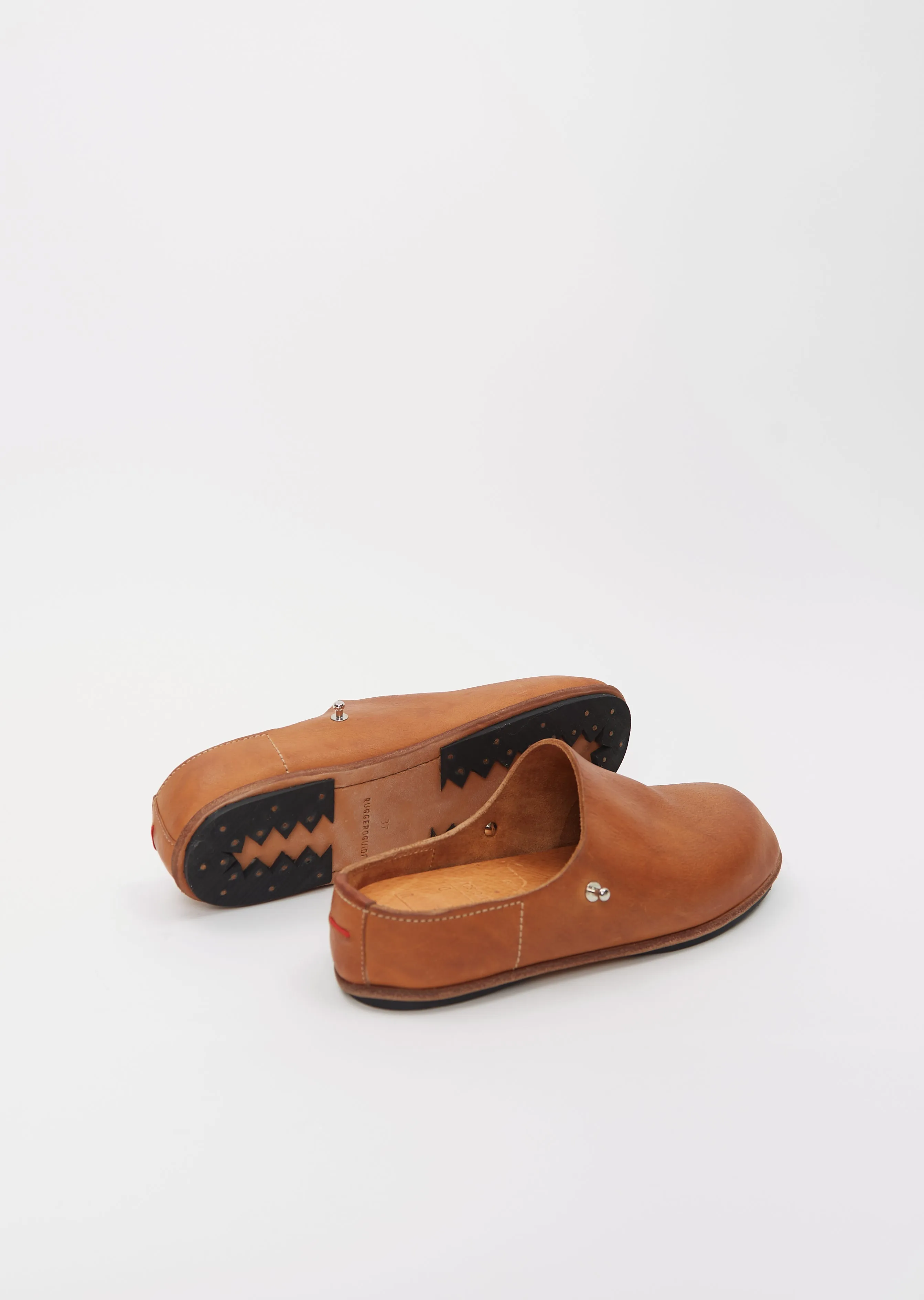 Guidi Leather Clogs — Tan sold by La Garconne product image thumbnail 3