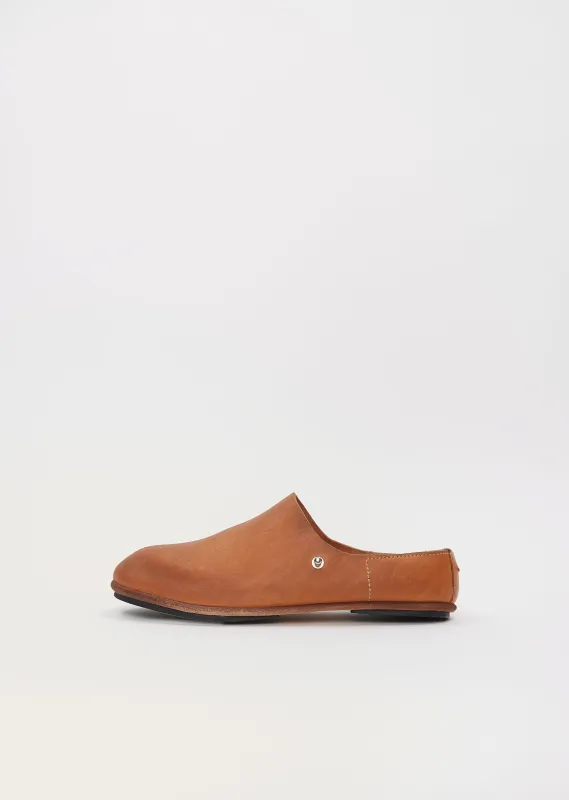 Guidi Leather Clogs — Tan sold by La Garconne