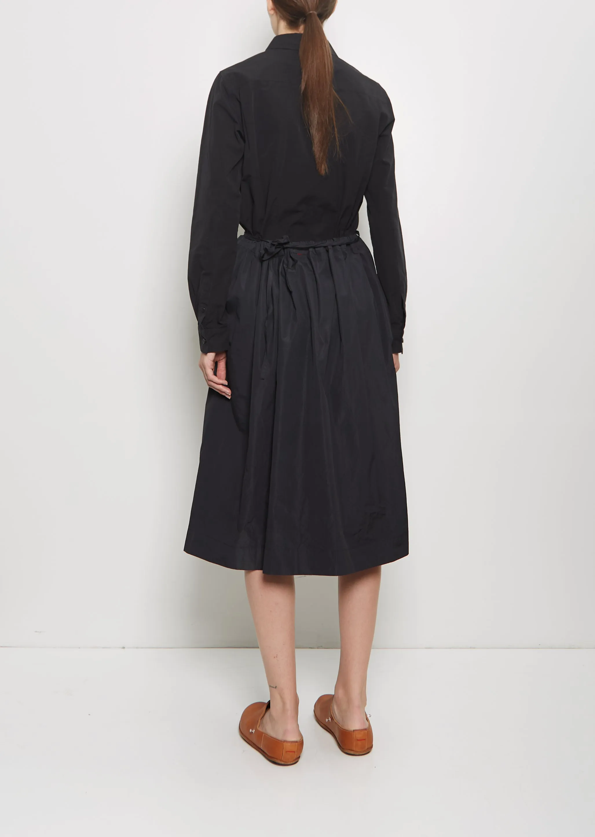 Square Cotton Blend Skirt — Black sold by La Garconne product image thumbnail 3