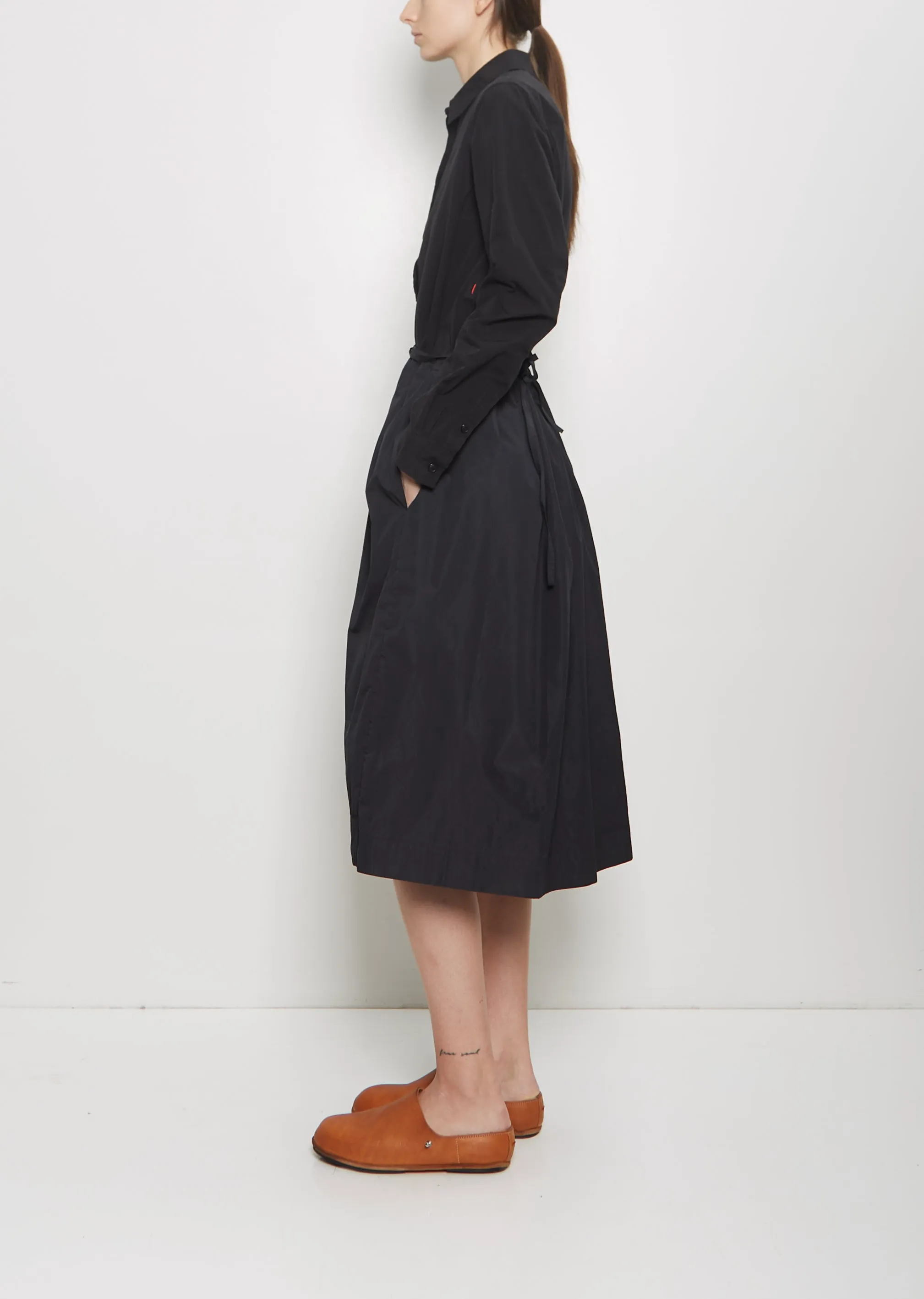 Square Cotton Blend Skirt — Black sold by La Garconne product image thumbnail 2