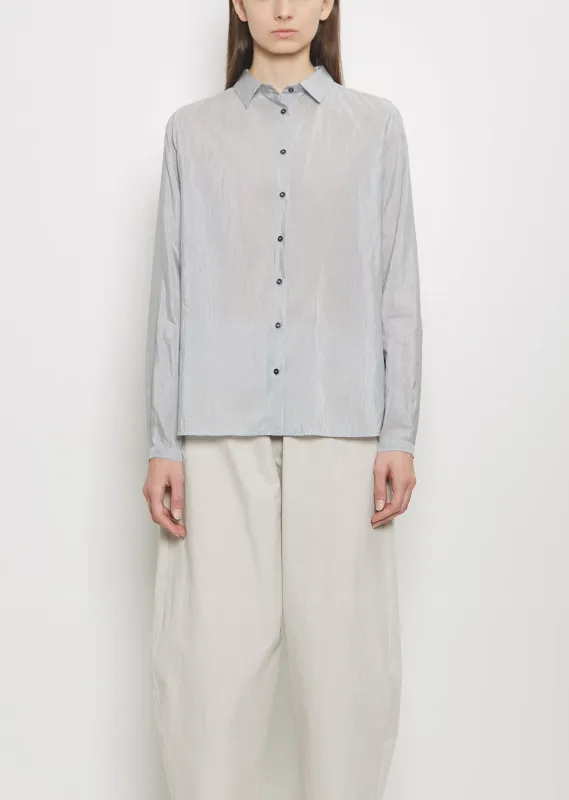 Cotton Silk Pinstripe Shirt sold by La Garconne