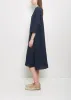 Linen Loose Dress — Blue sold by La Garconne