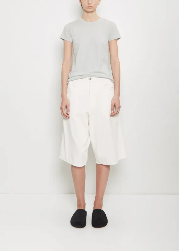 Cotton Corduroy Baggy Short made by 6397