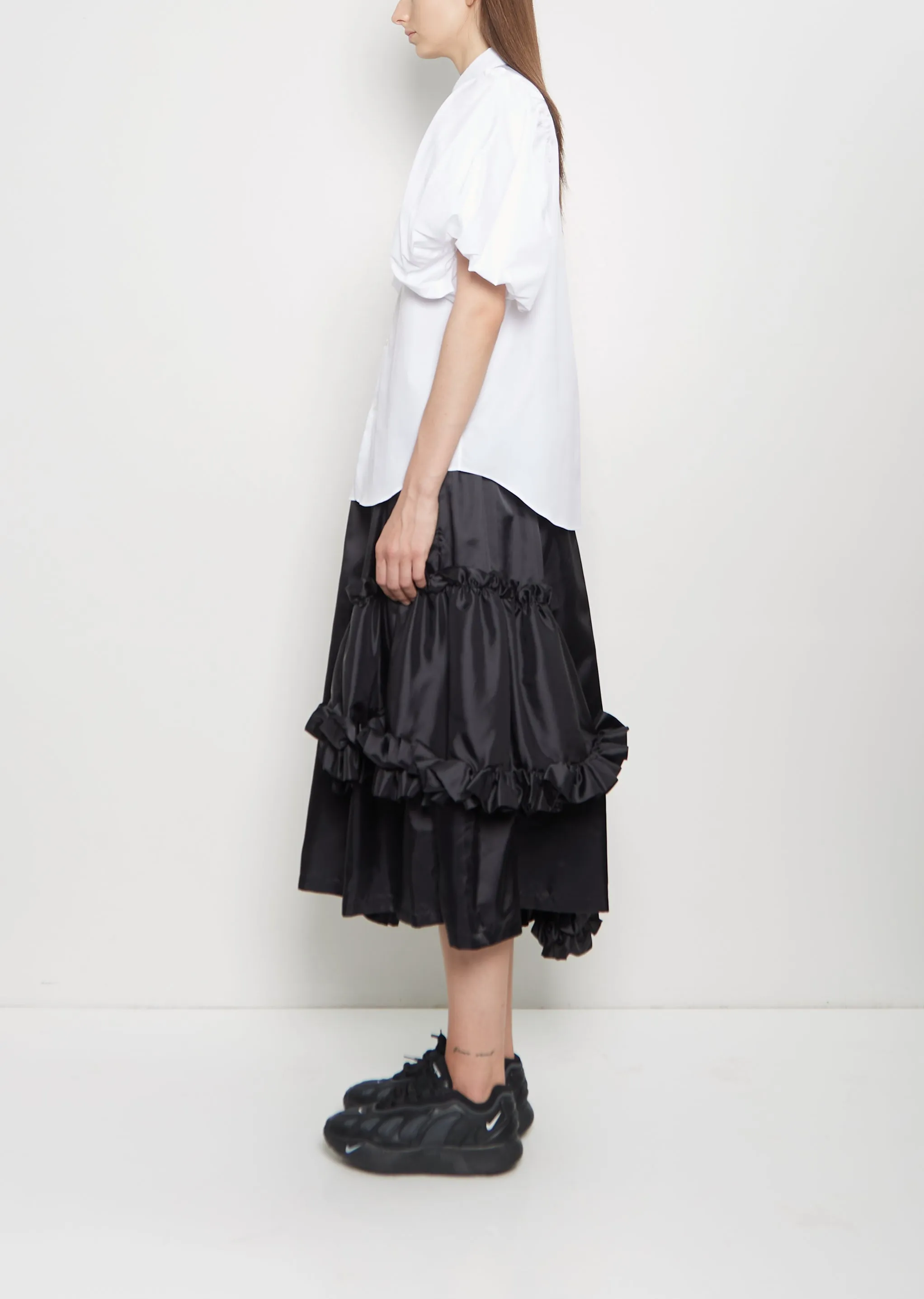 Cotton Puffed Short Sleeve Blouse sold by La Garconne product image thumbnail 2