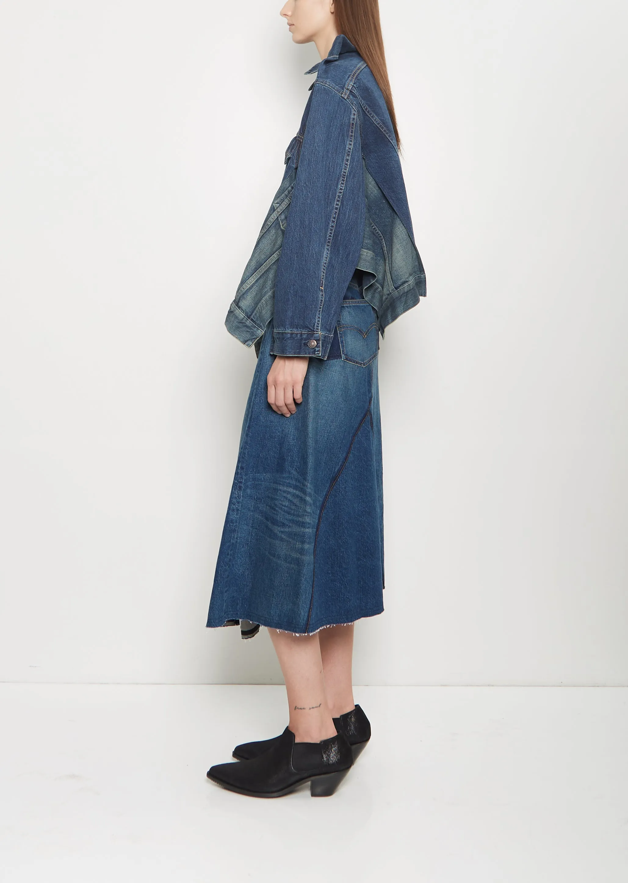 Levi's Denim Paneled Jacket sold by La Garconne product image thumbnail 2