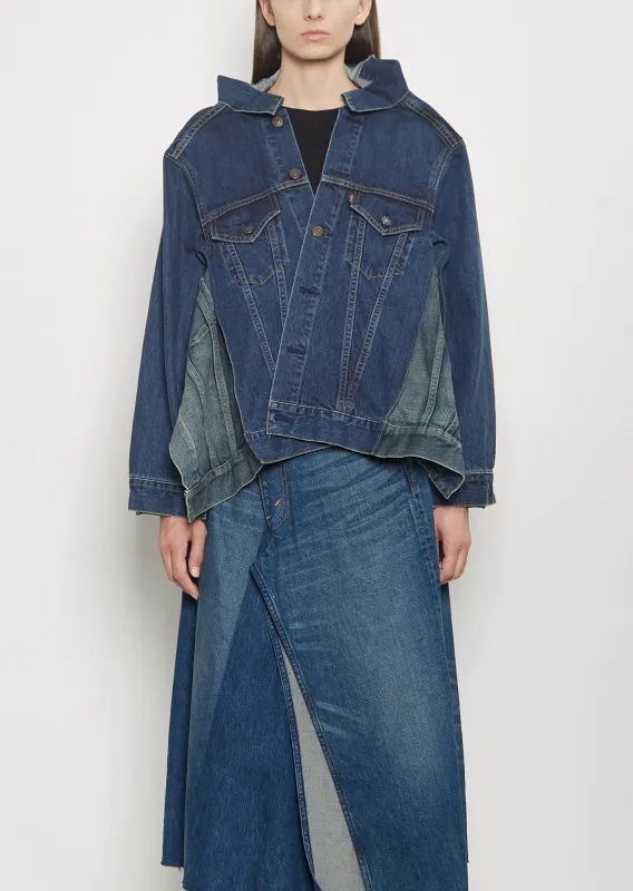 Levi's Denim Paneled Jacket sold by La Garconne
