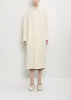 Wool Blend Light Slitted Overcoat sold by La Garconne