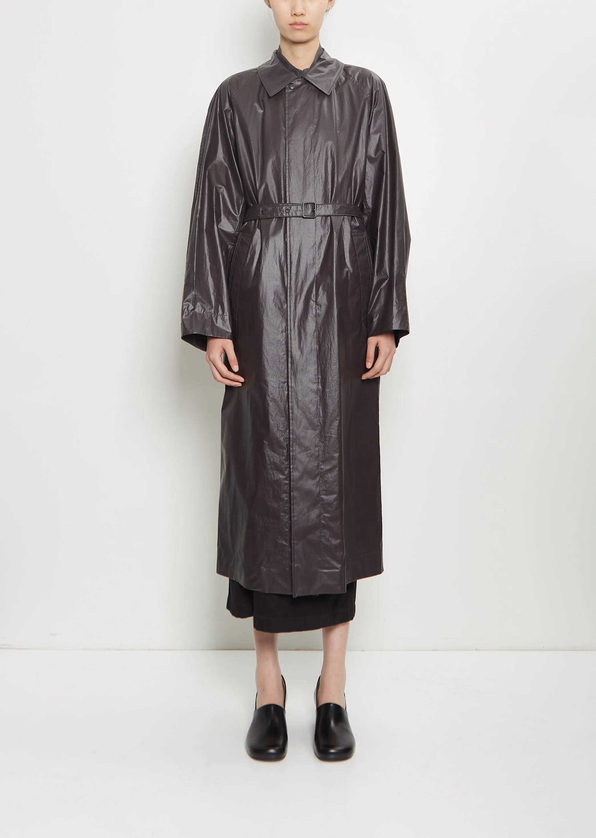 Light Belted Cotton Coat sold by La Garconne
