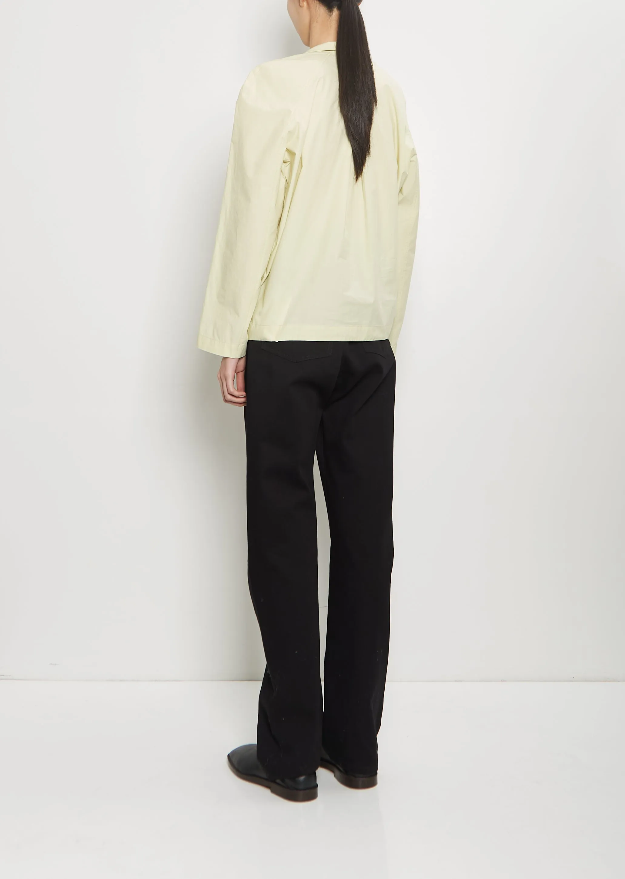 Ascot Cotton Blouse — Dusty Yellow sold by La Garconne product image thumbnail 4