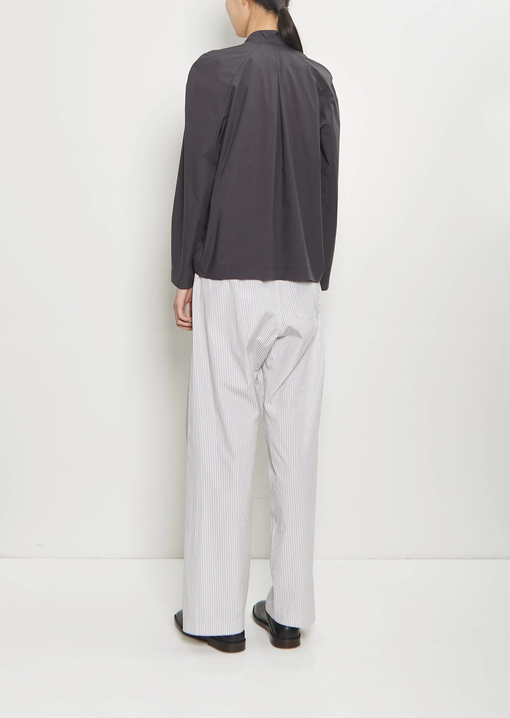 Ascot Cotton Blouse — Charcoal sold by La Garconne product image thumbnail 3