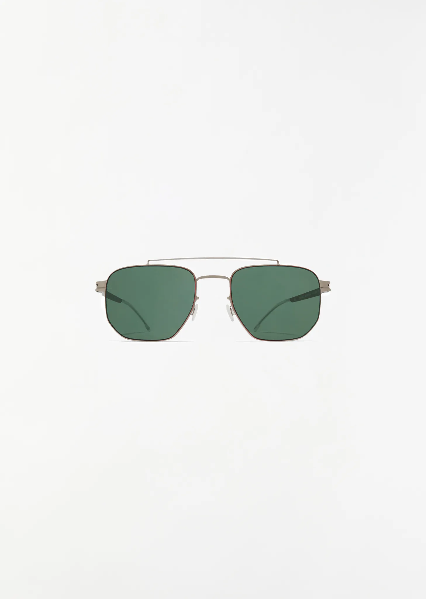 ML05 Sunglasses — Silver / Green sold by La Garconne