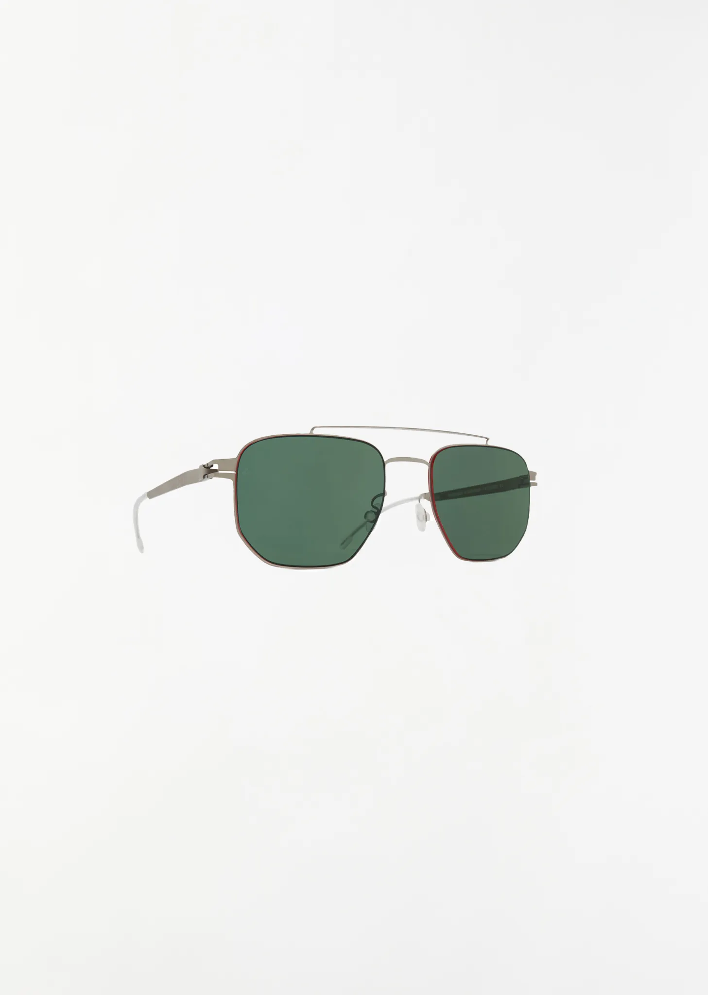 ML05 Sunglasses — Silver / Green sold by La Garconne product image thumbnail 2