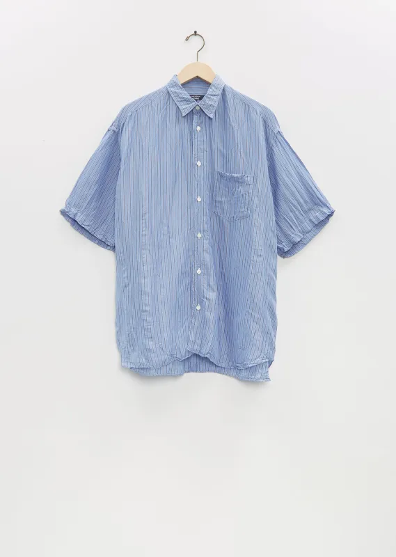トップス YARN-DYED DEFORMED SHIRT STRIPE COMME des GARÇONS SHIRT Yarn Dyed Stripe Poplin Shirt