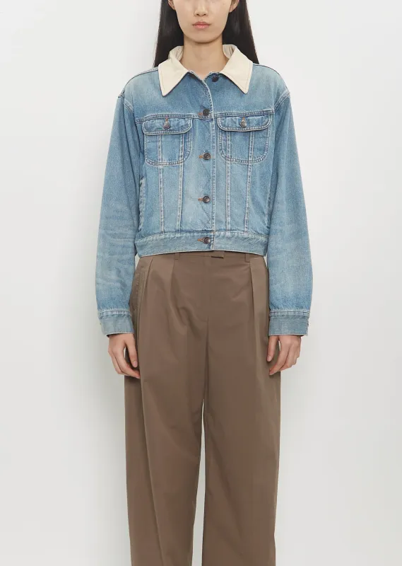 Joras Cotton Denim Jacket sold by La Garconne