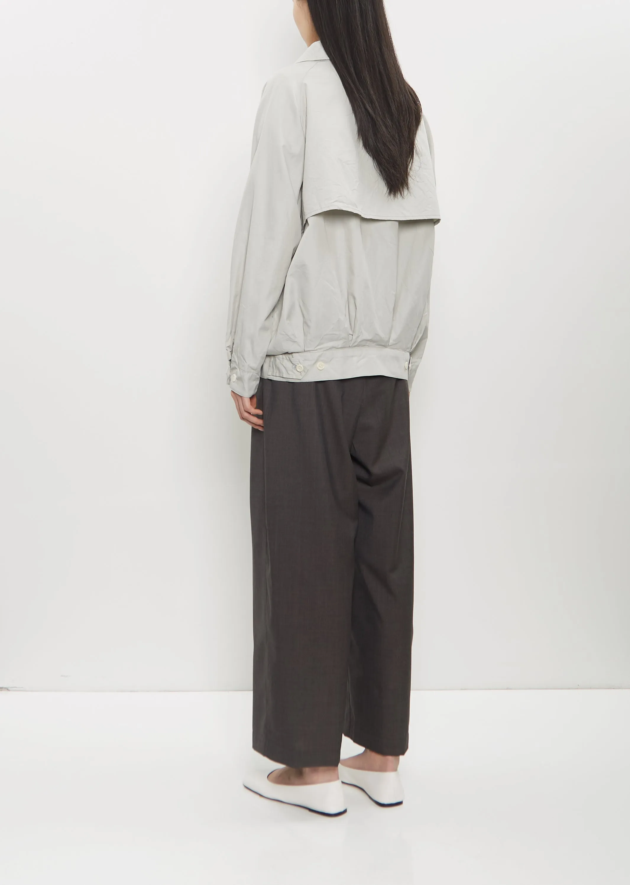 Cotton Silk Harrington Jacket sold by La Garconne product image thumbnail 3