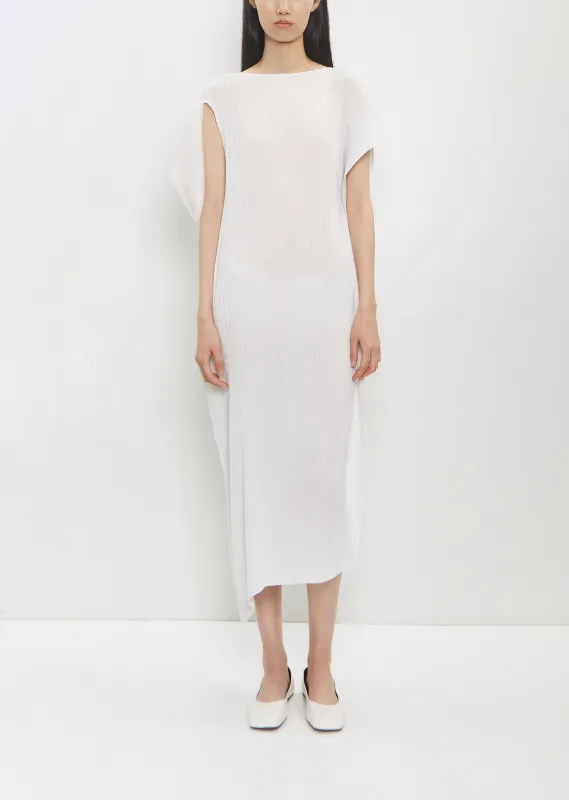 Shadow Study Pleats Solid Dress sold by La Garconne