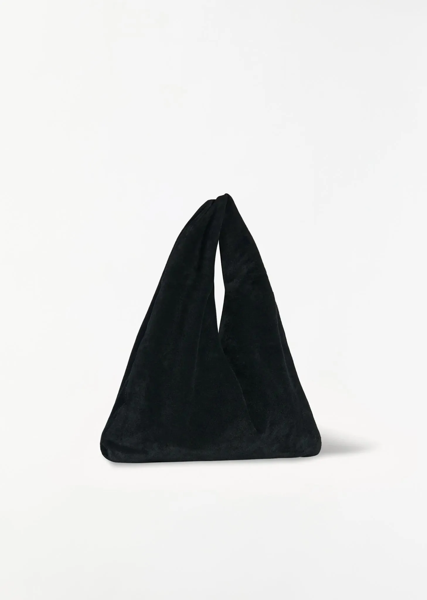 Small Suede Bindle — Black sold by La Garconne product image thumbnail 2