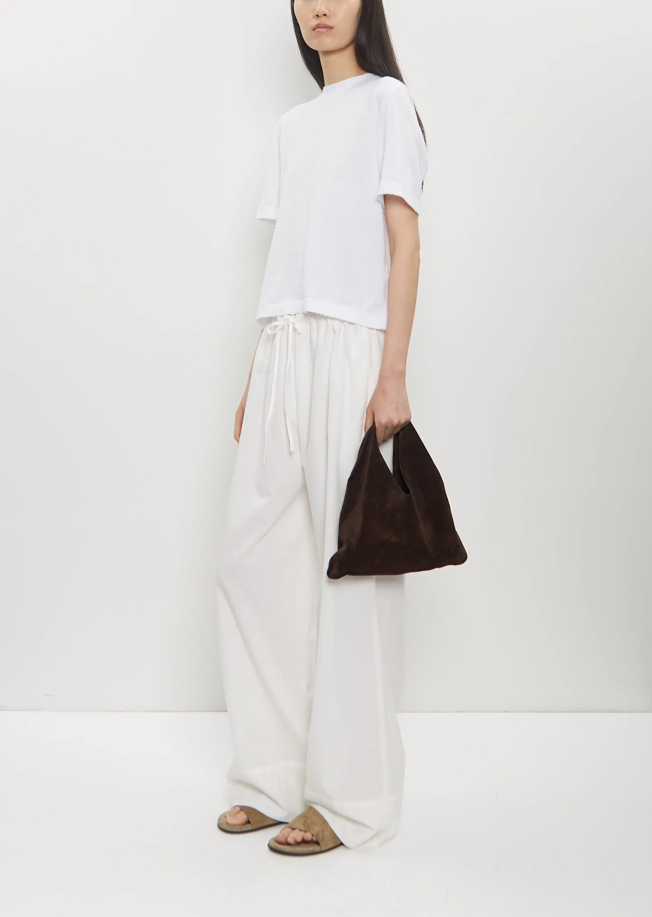 Small Suede Bindle — Brown Melange sold by La Garconne product image thumbnail 3