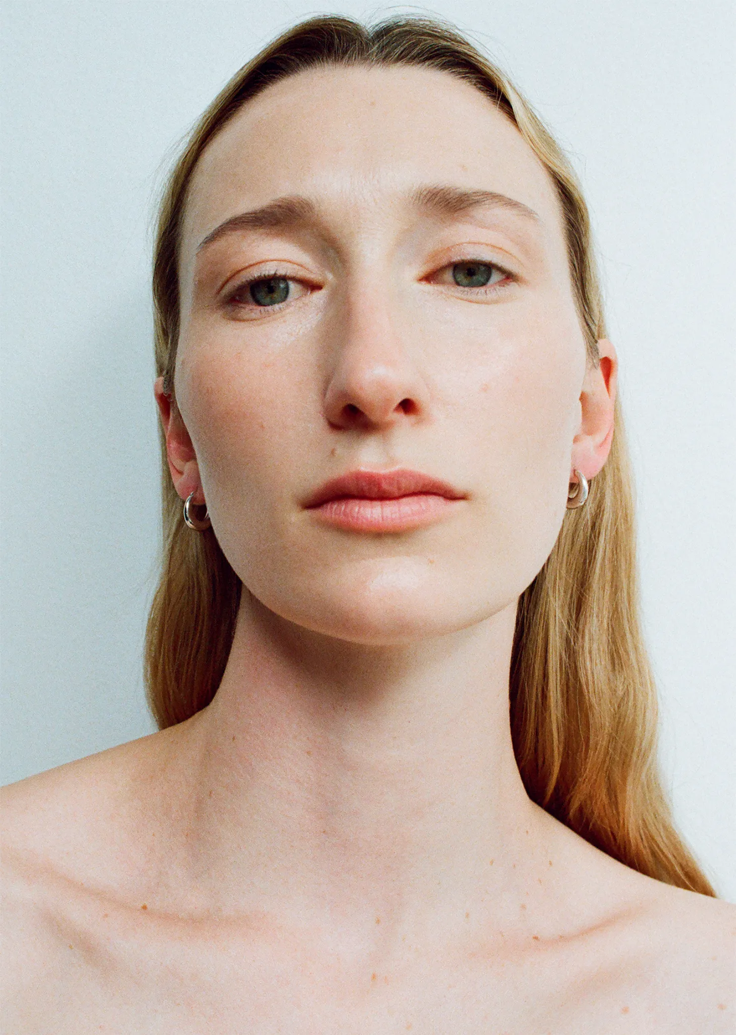 Silver Tiny Essential Hoops sold by La Garconne product image thumbnail 3