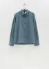 Organic Cotton Overall Shirt — Mineral Blue sold by La Garconne