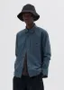 Organic Cotton Overall Shirt — Mineral Blue sold by La Garconne